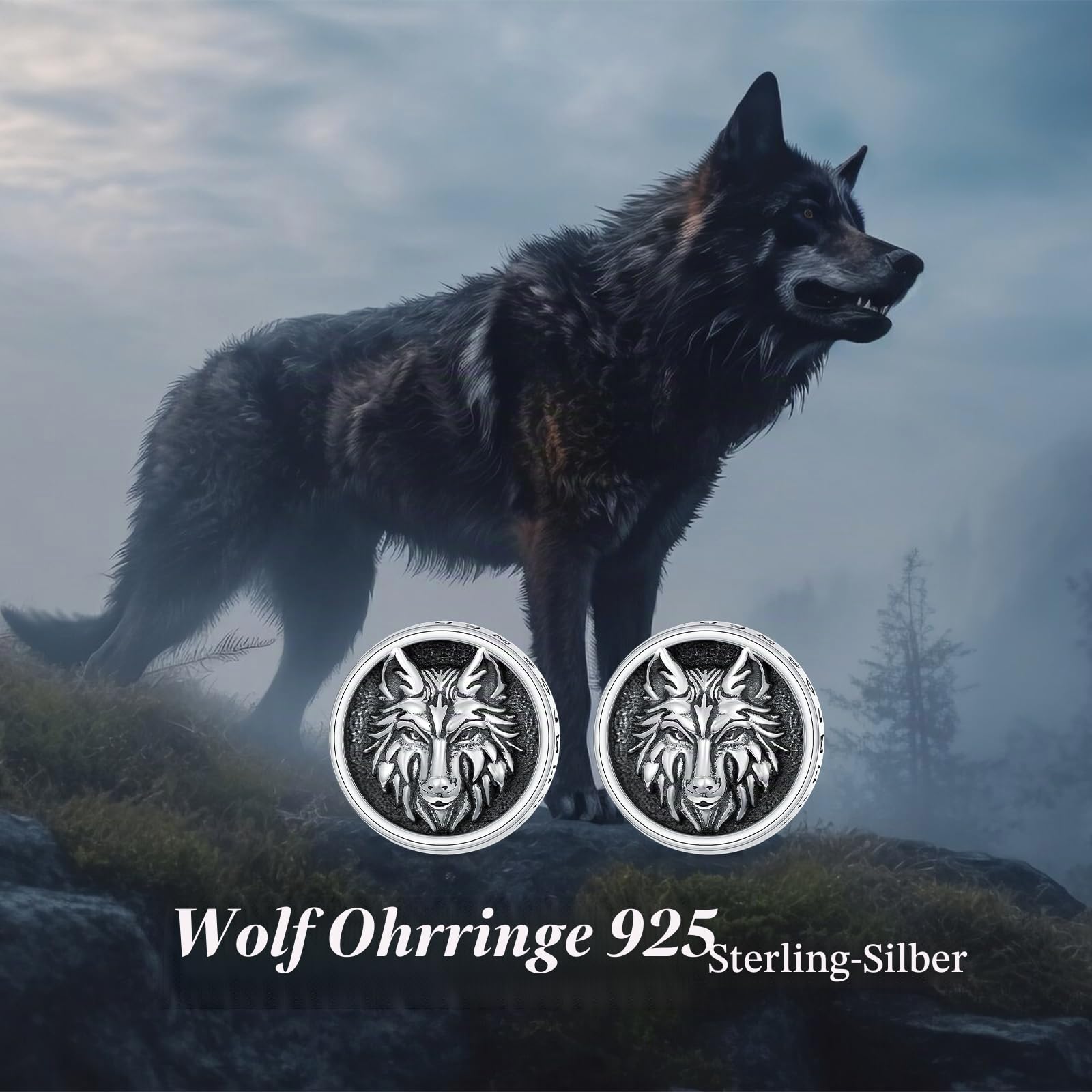 Kuh/Kaninchen/Tiger Ohrringe 925 Sterlingsilber Katze/Waschbär Ohrringe Tier Schmuck Muttertagsgeschenke für Damen