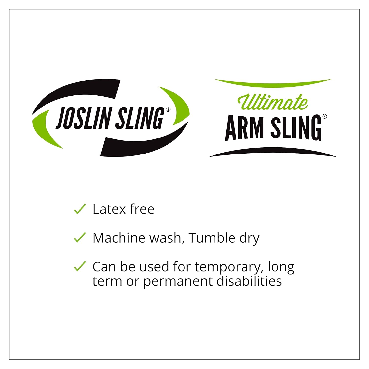 Joslin Ultimate Arm Sling� Supports Weight of Arm Evenly to Eliminate Pressure Points While Dramatically Reducing Neck Fatigue, Made of Soft Breathable Cotton Spandex Fabric, Goliath Sling