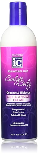 Fantasia Crema activadora de rizos rizados y enrollados, 12.5 onzas