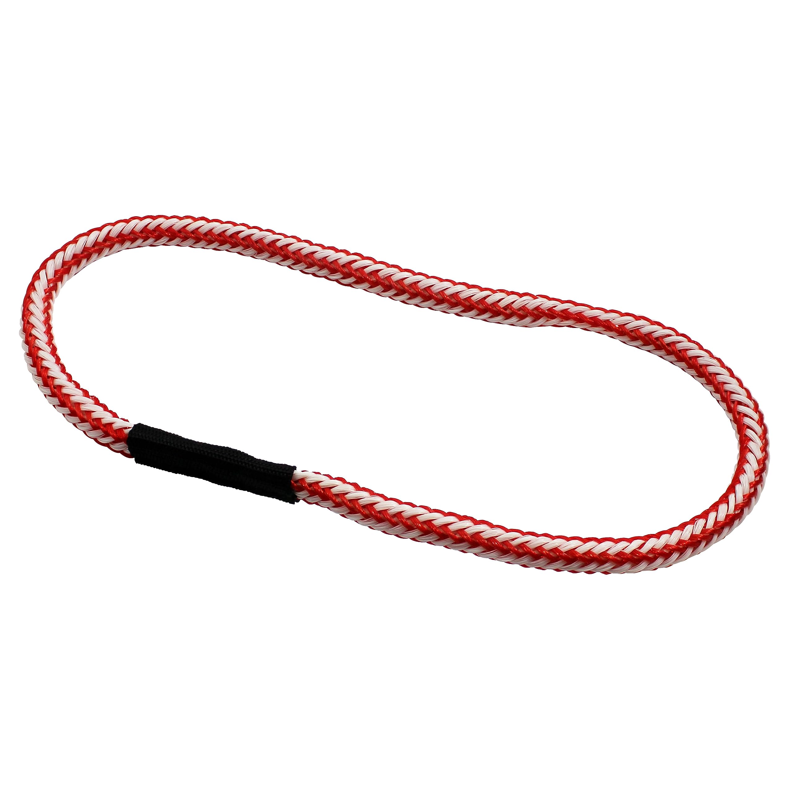 Extreme Max 3006.3172 BoatTector Bungee Dock Line Extension Loop - 1', Red/White (Value 4-Pack)