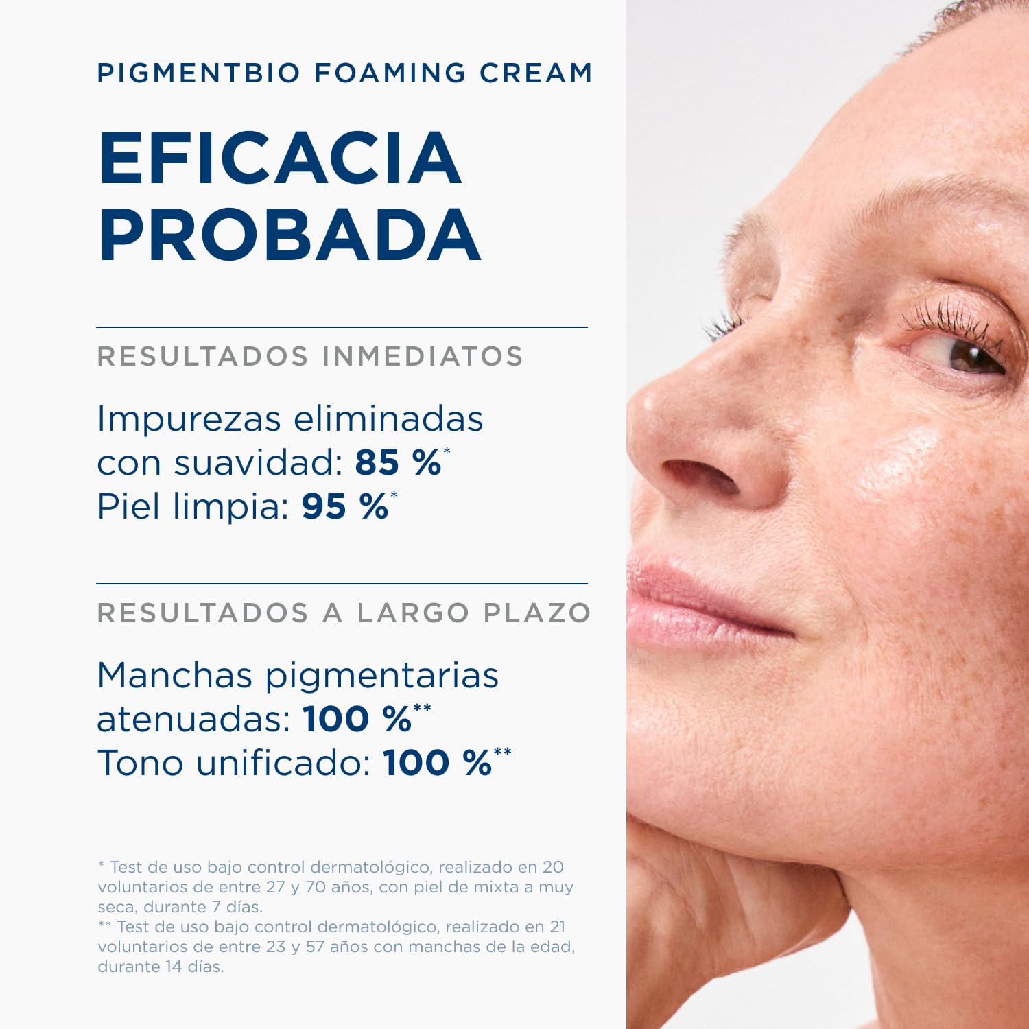 BIODERMA Pigmentbio Crema Schiumogena - Detergente Esfoliante Anti-Età, Maschera le Macchie Scure - Elimina le Imperfezioni - Dermatologicamente Testato - Pelle Sensibile - Flacone a Pompa da 500 ml