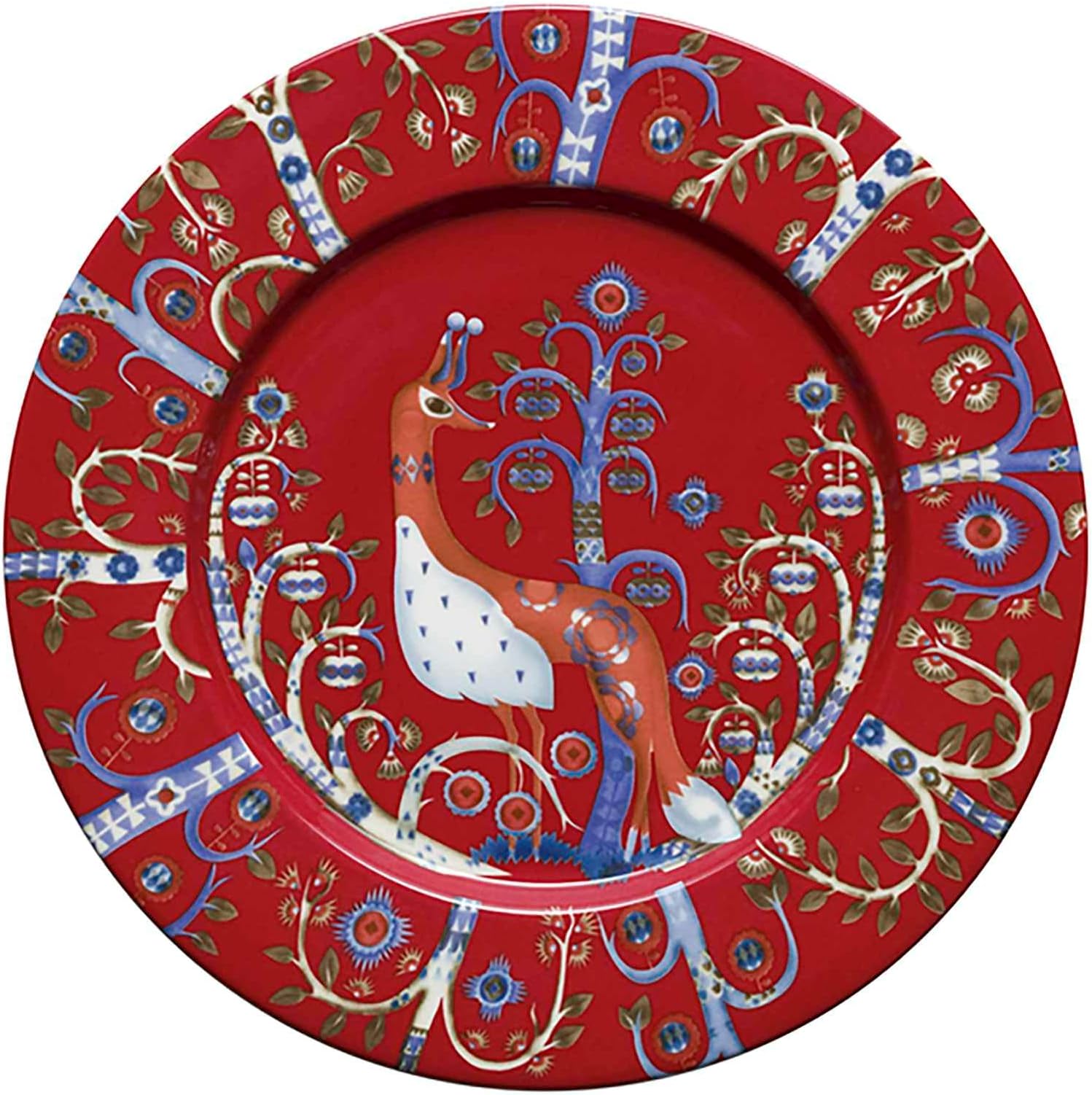 Taika red Salad Plate 22cm