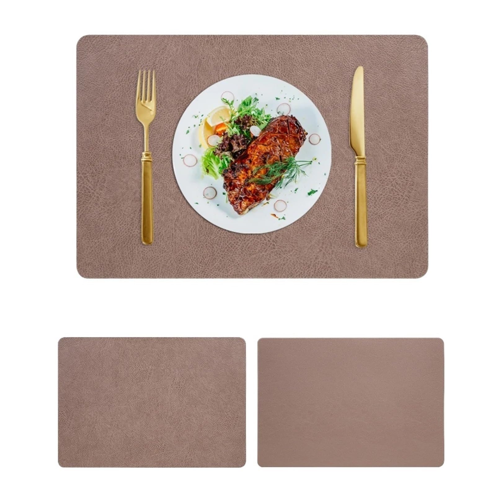 Manteles Individuales Mantel Individual Impermeable de Doble Capa con Estampado for Uso doméstico(Color 7,6 Pcs)