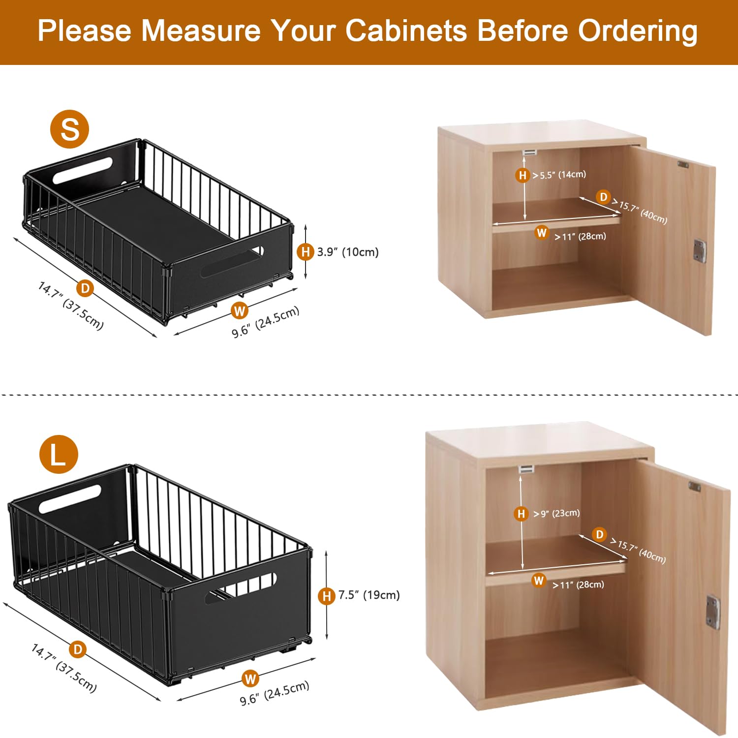 Gevvnss Cassetto Estraibile Cucina,Cassetto Telescopico Ripiano,Cassetti Scorrevoli Per Cucina,Dispensa,Scaffali,Senza Bisogno Di Trapano E