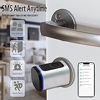 Vista 5 de Cerraduras de puerta inteligentes Huella dactilar IC Tarjeta clave Aplicación de teléfono celular Cerraduras electrónicas inteligentes para el hogar