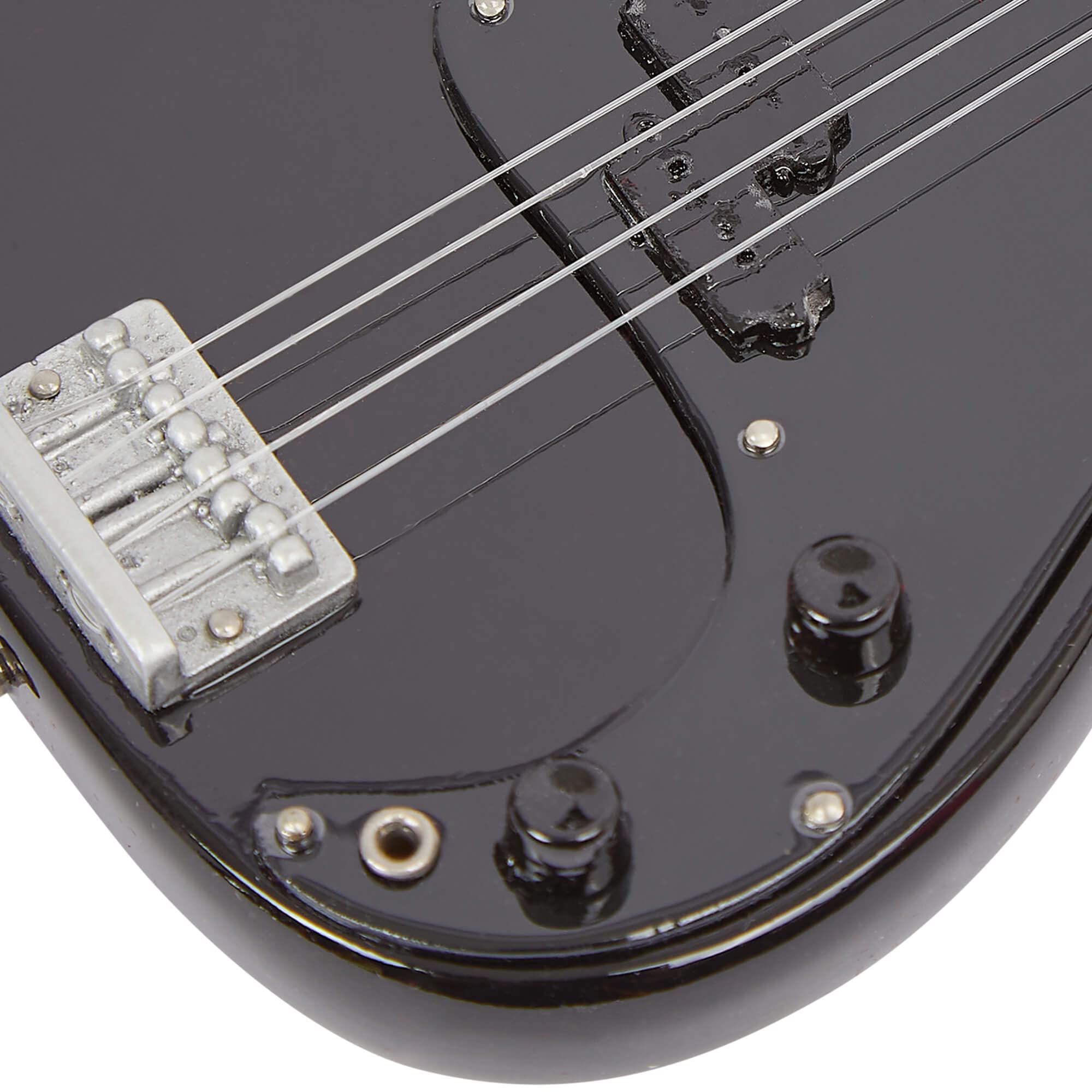 Axman Jean Jacques Burnel - Miniature Guitar Replica - Music Gifts - Handmade Ornamental 1/4 Scale - Includes a Display Box, Name Tag and Miniature Guitar Stand