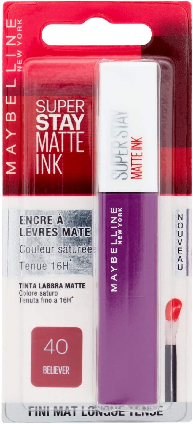 GEMEY MAYBELLINE - Rouge l vres - SUPERSTAY MATTE INK - 5ml - 40 Believer (BL)
