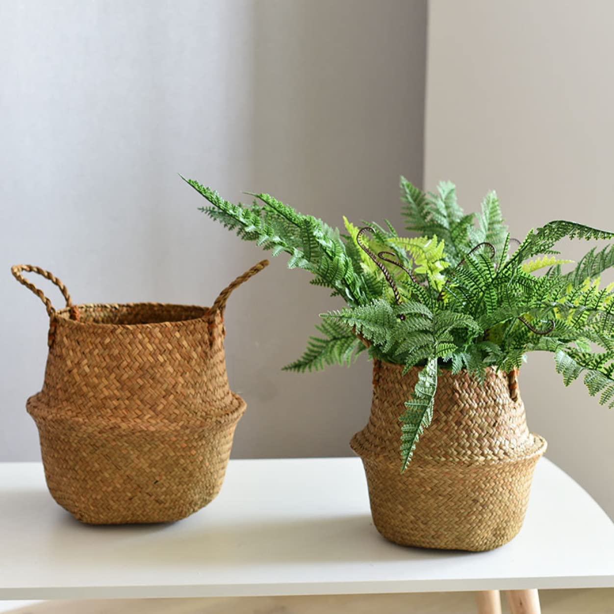 Amazon.co.jp: [ADSNS] 収納バスケット鉢カバー 観葉植物 花鉢