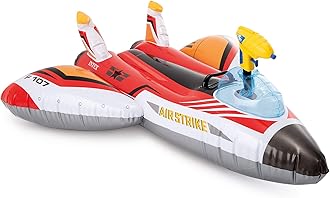 Intex Water Gun Plane Ride-On, 46in x 46in, for Ages 3+, 1 Float, Color May Vary