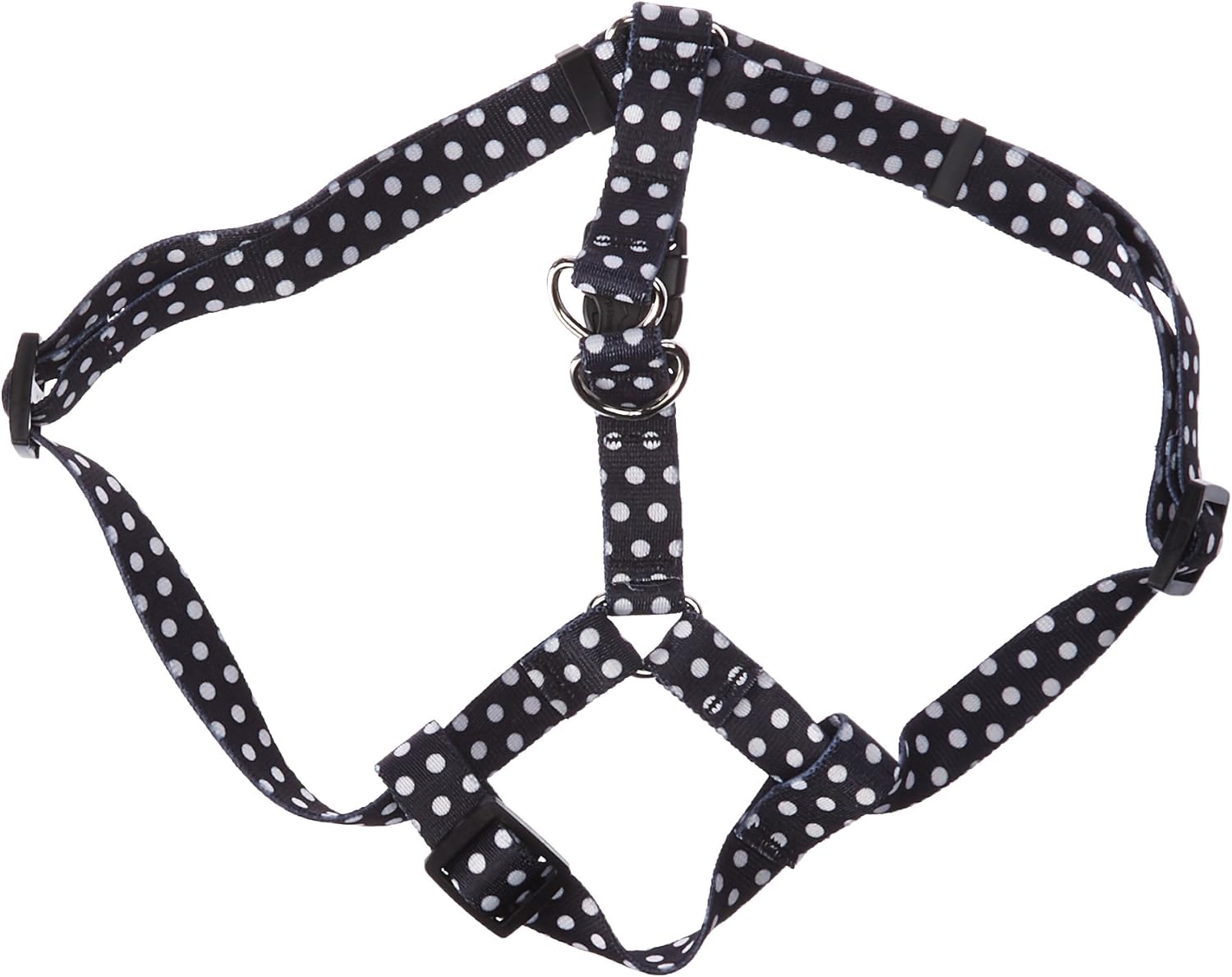 Yellow Dog Design Step-In Harness, Large, Gumballs, Black