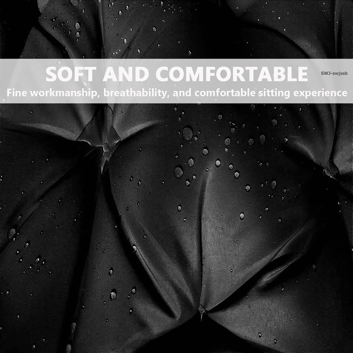Coussin pour Fauteuil Papasan Imperméable Coussinet Rond,Résistant Aux UV, Extérieur/Intérieur - Grand Coussin De Sol pour Meubles De Jardin Chaise De Balcon(Gris foncé,160cmx160cm)