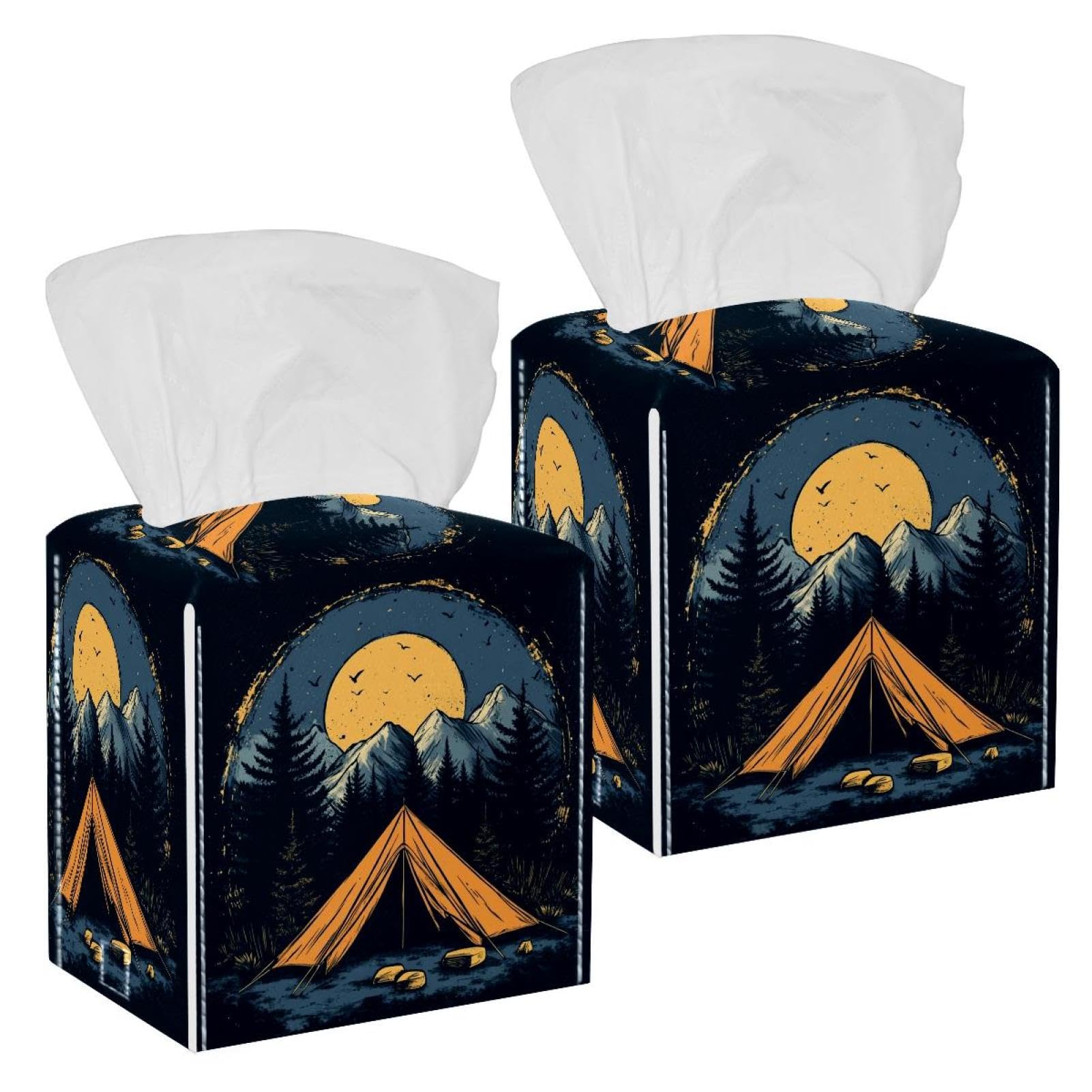Boîte à mouchoirs de camping et maison : l'accessoire idéal de la tente au salon