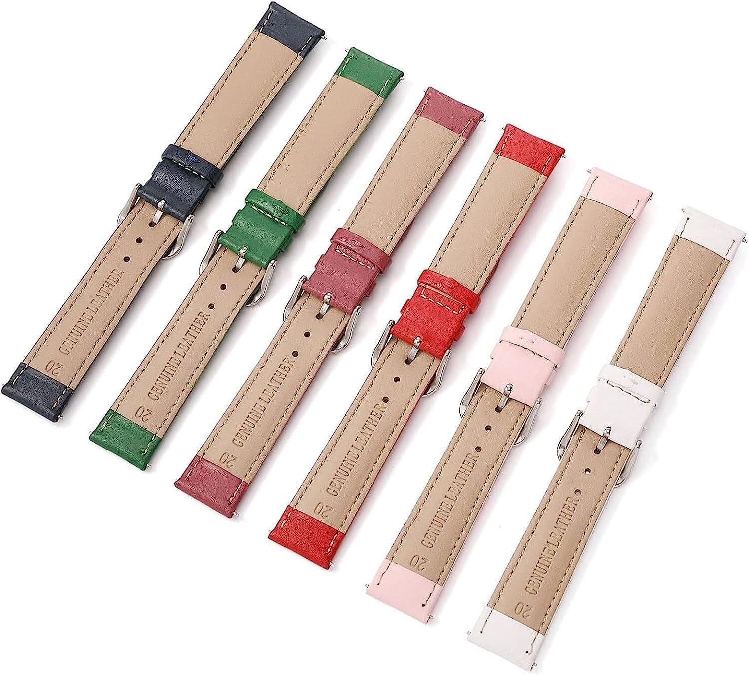 Cinturino in vera pelle intrecciata a mano da 12 mm, 14, 16, 18, 20, 22, 24, for orologi donna e uomo
