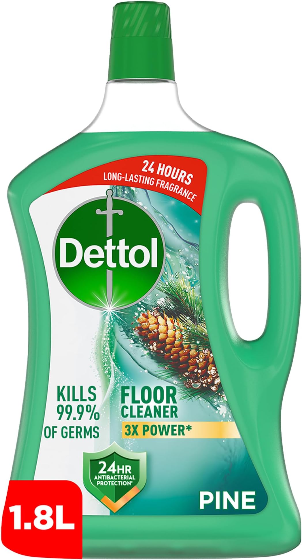 Power Floor Cleaner, Pine Scent, 1.8L
