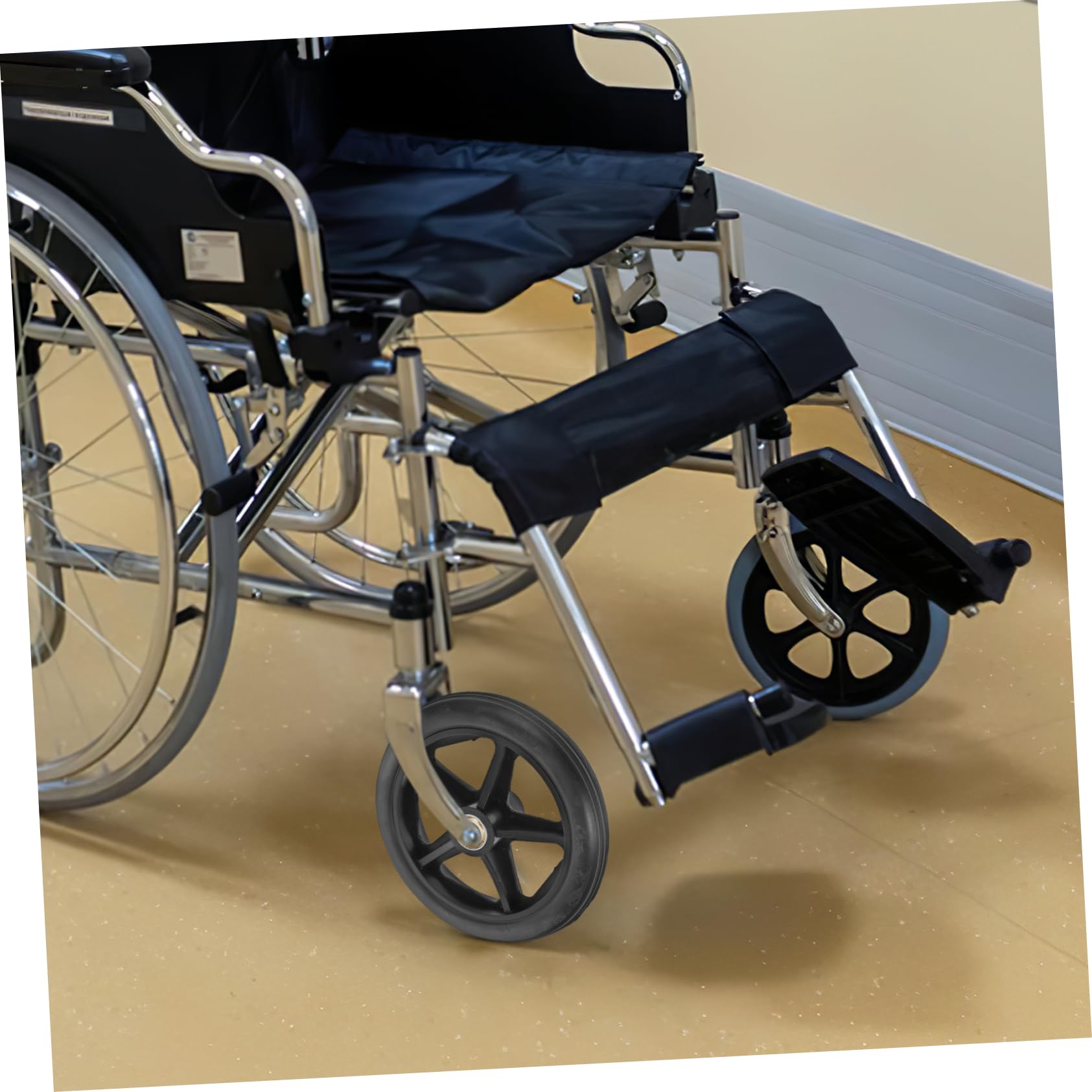 ARTIBETTER Replacement Front Wheelchair Wheels 6 Inch Sturdy Walker Wheels for Wheelchair Non Skid Treads