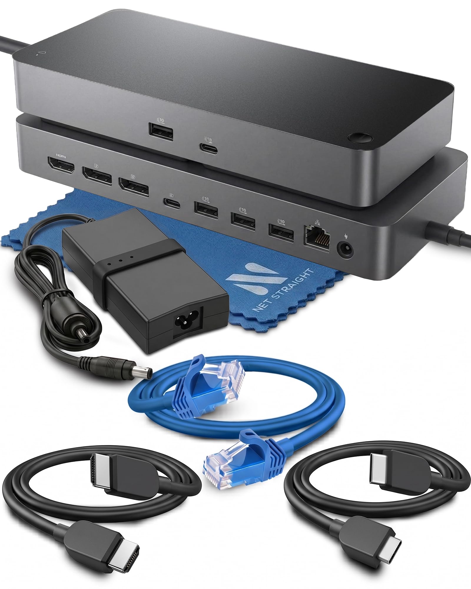SD25 Pro Smart Dock, 130W USB-C Docking Station with 2.5GbE,