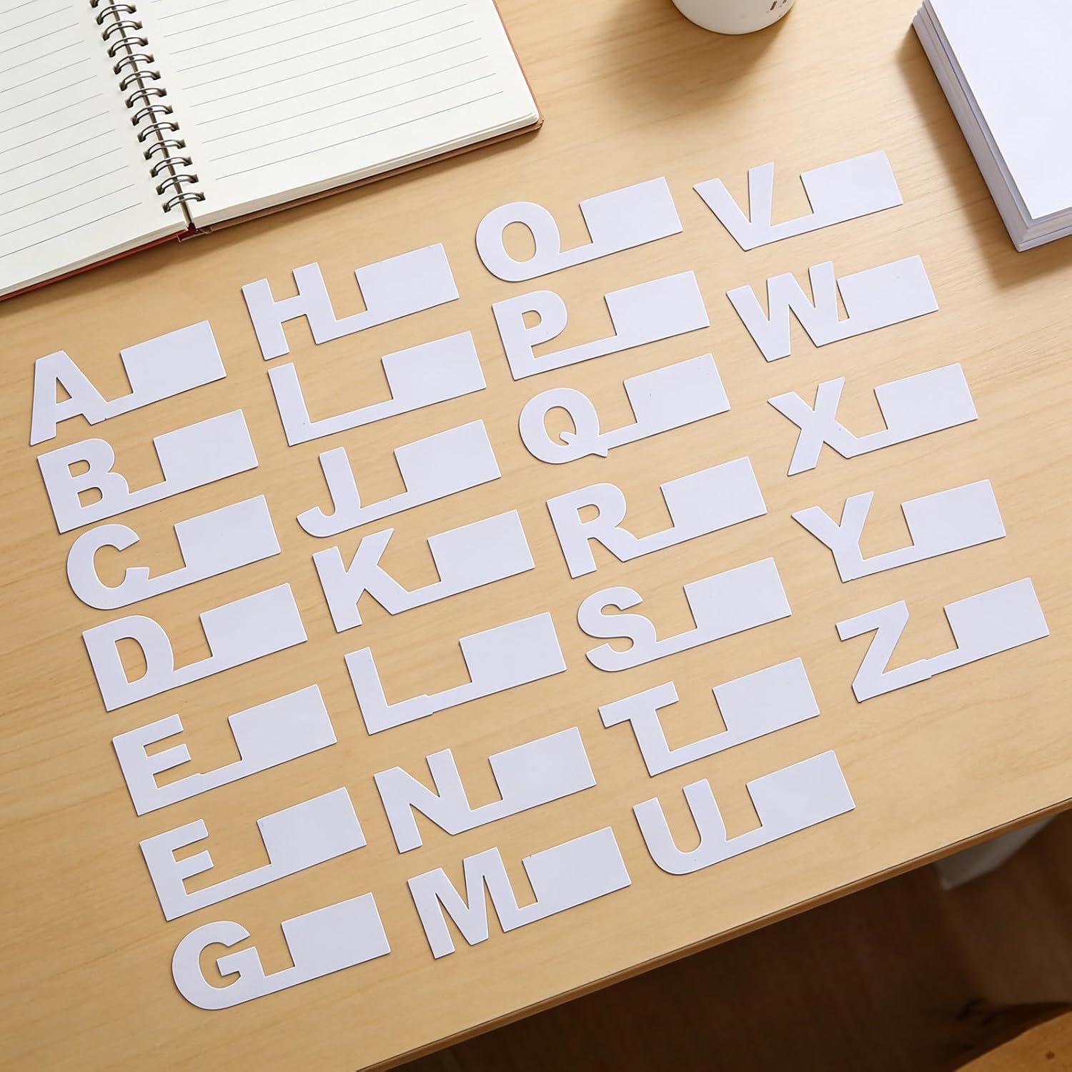 -z Vinyl Record Divider 26pcs Plastic Alphabet Storage Guides