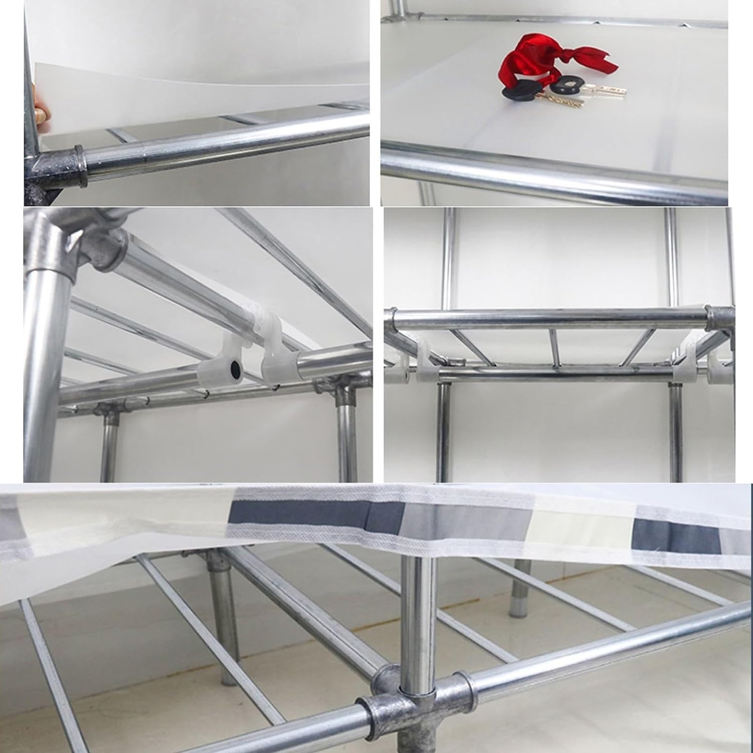 Wardrobe Closet Schrank Tragbarer Kleiderschrank Für Aufhängen Von Kleidung, Aufbewahrungsregale Für Schlafzimmer, Langlebig Closet Aufbewahrungsschrank(110 * 45 * 170cm)