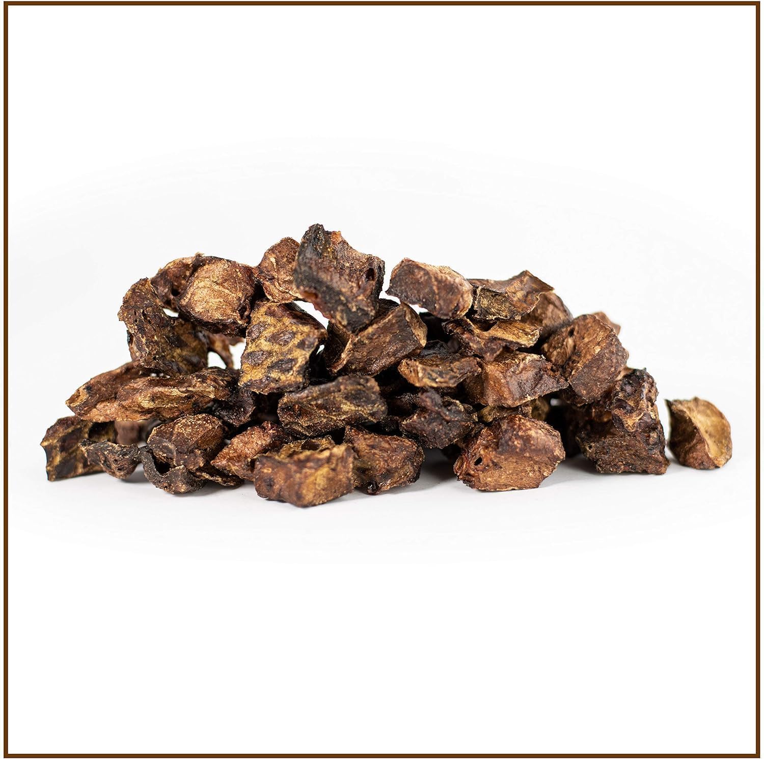 PrideDogs Trainingshappen Rind 2,5kg - Premium Kausnack für Hunde - 100% Rind Rinderlunge Würfel für Leckerlibeutel Training