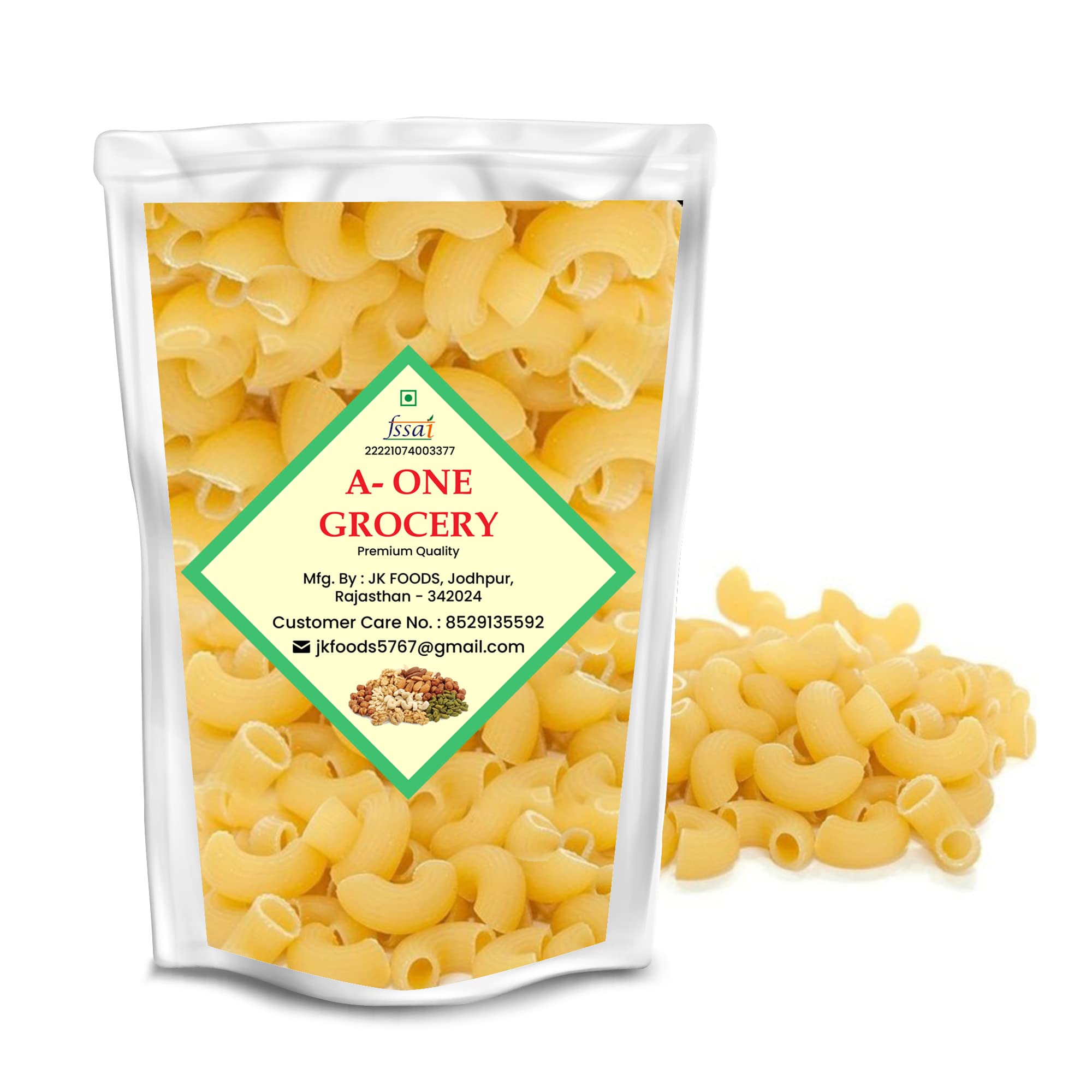 A-One Grocery Durum Wheat Pasta |Raw Elbow Penne Macaroni (200g)