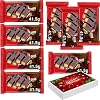 Dark Chocolate 4 Finger Choco Bar 41.5g With Gift Box - Four Crispy Wafer Fingers Covered in Dark Chocolate - kta (10 x Bars)