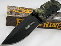 Vista 1 de Browning Cuchillos 276 Mossy Oak Linerlock Cuchillo con hoja negra