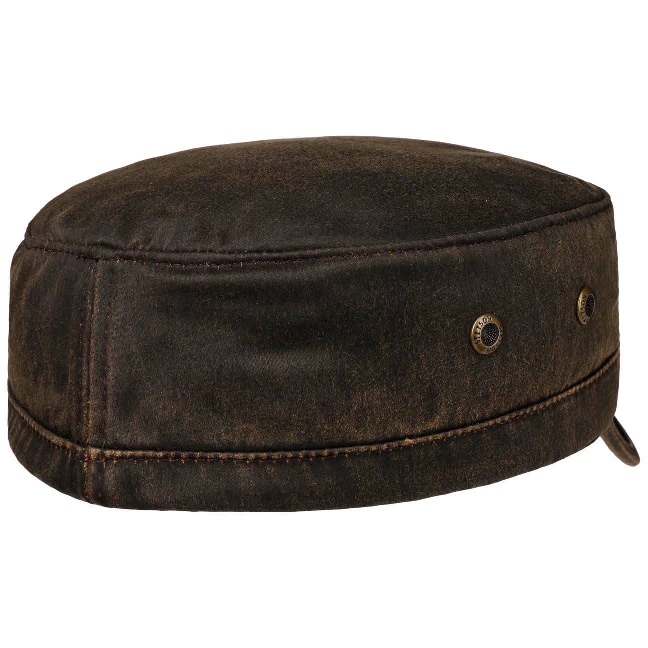 Stetson Casquette Datto Winter Army Homme - de Militaire pour avec Visiere, Doublure, Ferme a l’Arriere, Doublure Automne-Hiver Hiver
