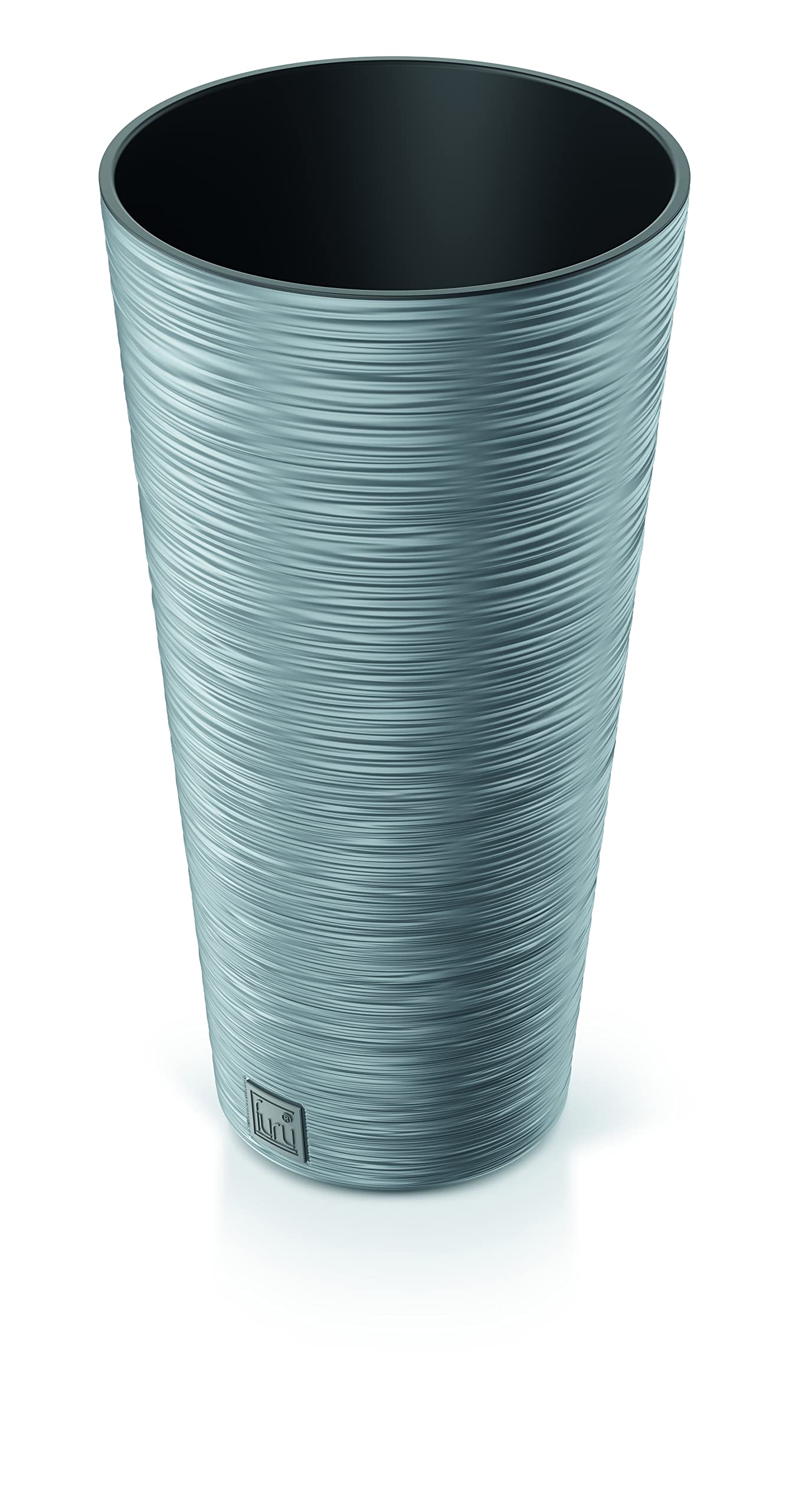 Urbn-Living Concrete250mm Furu Tall Round Plant Pot from B&Q