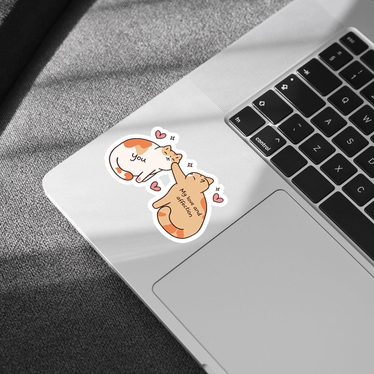 3Pcs My Love and Affection Cute Cats Sticker Funny Cute Couple Cat Lover image 3