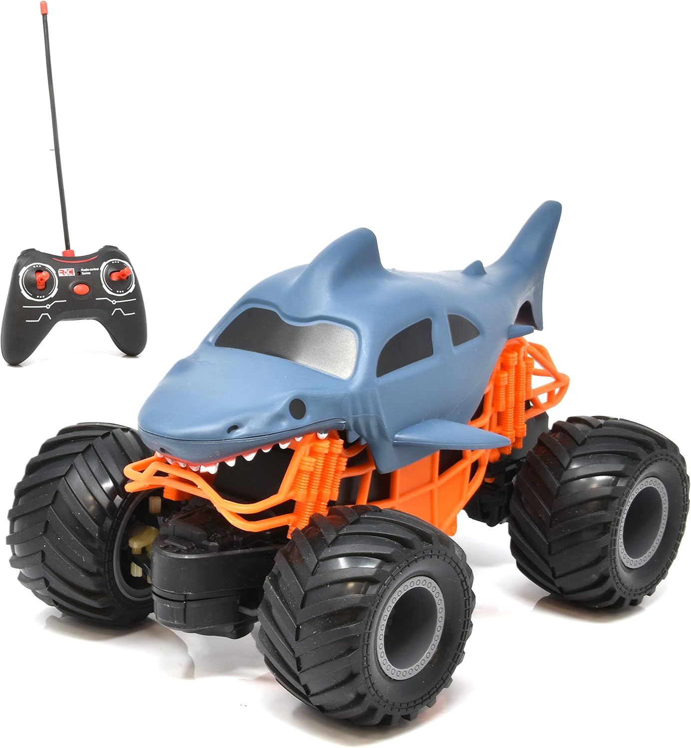 Monster Truck Shark Remote Control Toy RC Car for Boys Grave Digger Racing Cars All