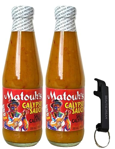 Miniatura 4 de Matouks Calypso salsa 10 onzas paquete de 4