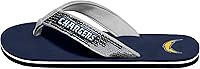Vista 5 de FOCO Womens NFL Team Logo Sequin Strap Sandals Flip Flops