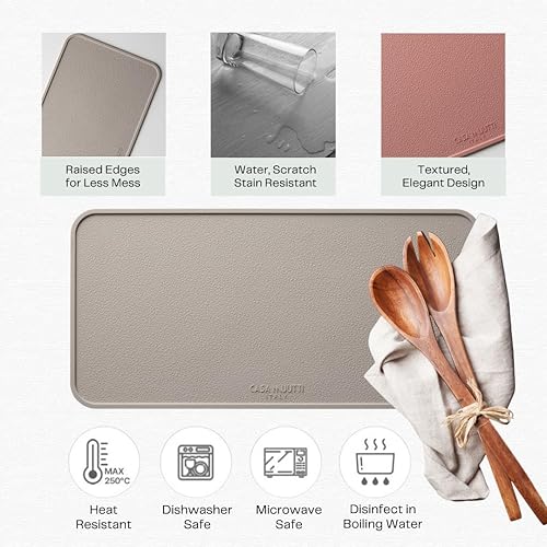 Miniatura 3 de Soporte de cuchara de silicona para estufa, espátula de cocina multifunción, protector de mesa, tapete de estación de café, tapete impermeable