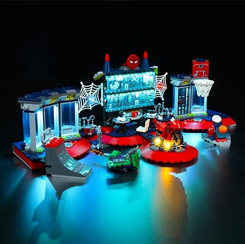 Miniatura 4 de BrickBling Kit de luces LED para el edificio Spiderman Lego (solo luces, sin Lego), iluminación para Lego 76175, decoración genial de bricolaje,