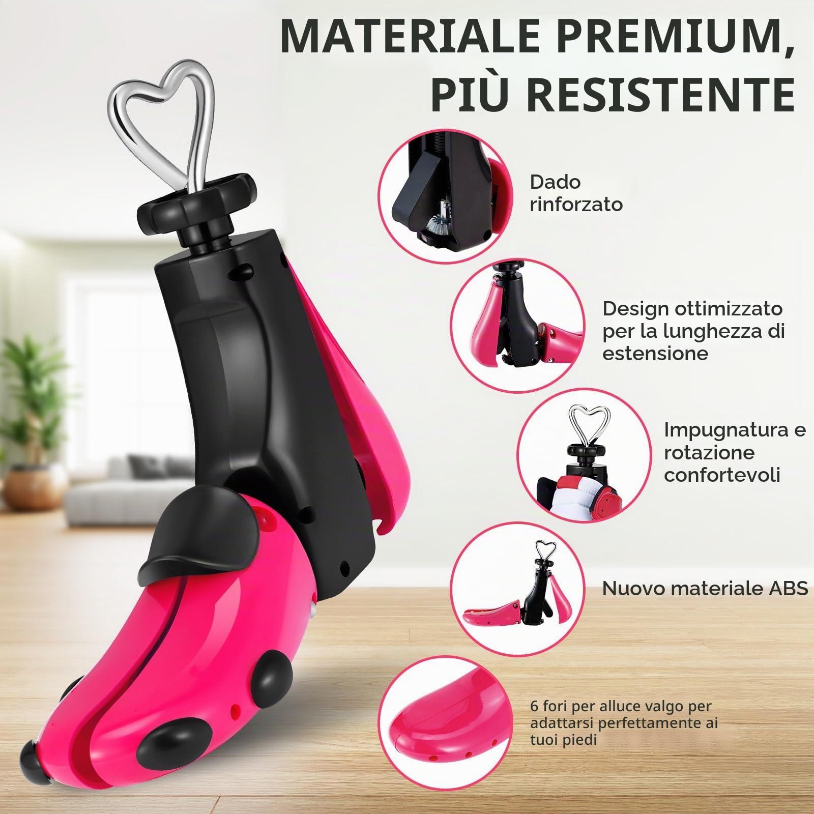 Tendiscarpe Donna Uomo, Allarga Scarpe, Espansore Stivali Regolabile Larghezza e Lunghezza, Professionali Espansori Scarpa, Barella per Scarpe per Stivali Cowboy