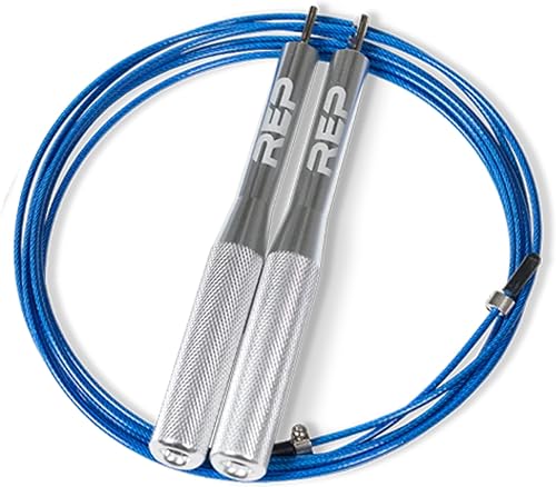 REP Cuerdas de velocidad de fitness - Cuerdas ajustables de competencia y velocidad de cable para acondicionamiento y doble bajo