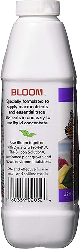 Miniatura 3 de Dyna-Gro Bloom, BLM-032 3-12-6. Alimento para plantas, 1 cuarto de galón, 1 Cuarto de galón