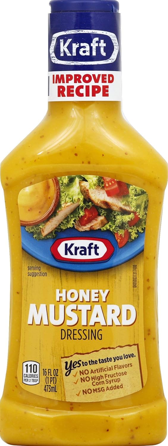 Kraft Honey Mustard Salad Dressing, 16 oz Amazon.ca Grocery