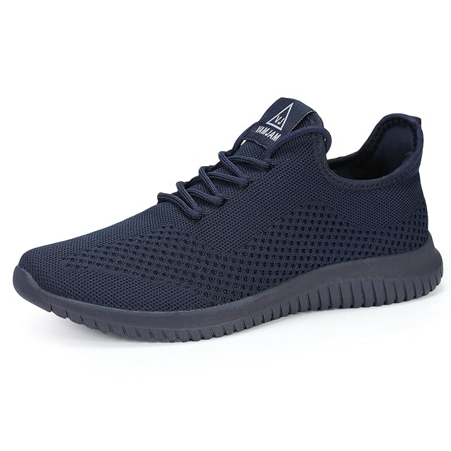 VAMJAM Mens Running Shoes Ultra Lightweight Breathable Walking Shoes Non Slip Athletic Fashion Sneakers Mesh Workout Casual Sports