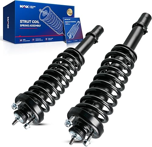 Vista 52 de KAX Puntales delanteros rápidos para 4Runner 2003-2023, Tacoma 2005-2015, FJ Cruiser 2007-2014 Conjunto completo de puntales con resorte helicoidal