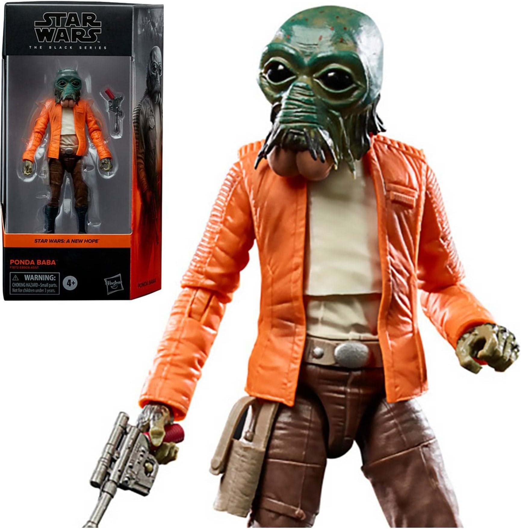 Star Wars The Black Series, Ponda Baba, 15 cm Collectible Figure, A New Hope Toy for Kids, Ages 4 and Up