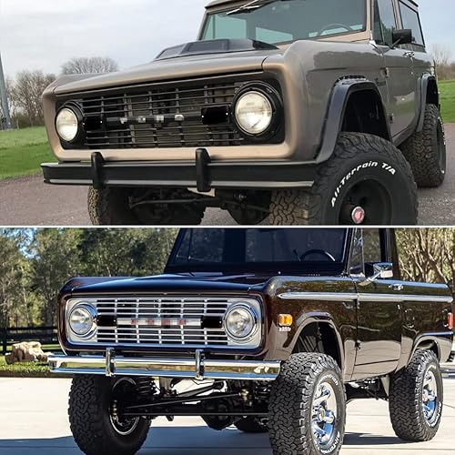 Miniatura 5 de 1969 1970 1971 1972 1973 1974 1975 1976 1977 Ford Bronco Truck Parking Parking Luces de señal de giro Carcasas Lente ahumada D1UZ-13208-A