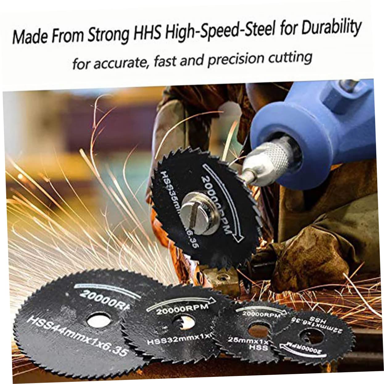 26Pcs Resin Cutting Discs 2mm/3mm/6mm Screw Mandrels for Rotary Tools Diamond Segmented Design for Wood and Metal High Precision Cutting Wheels