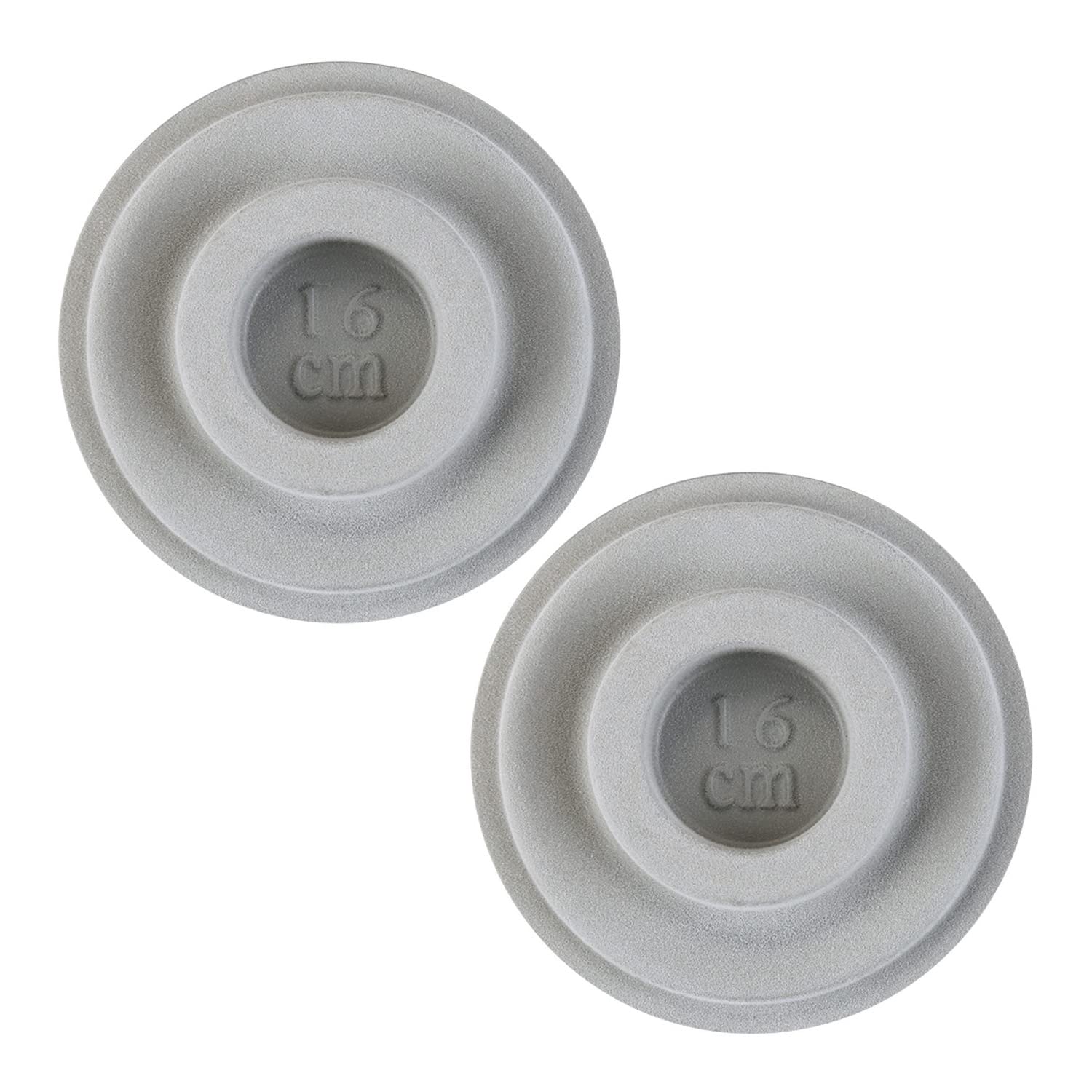 SKYPRO Bead Design Board, 16cm Gray Flocked Bead Board for DIY Bracelet Necklace Beading Jewelry Making - 2pcs
