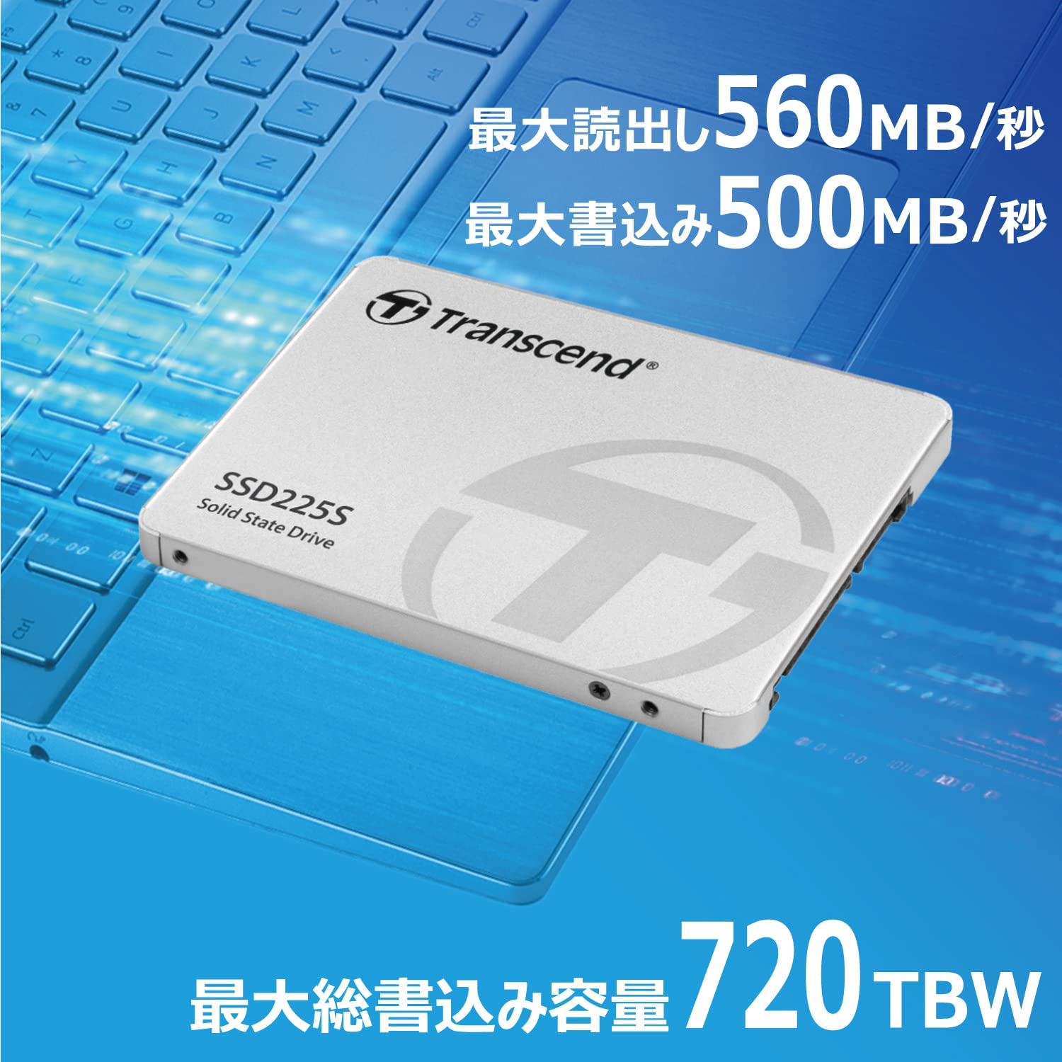 トランセンドジャパン 500GB SATA3 SSD 2.5インチ 7mm 国内正規品