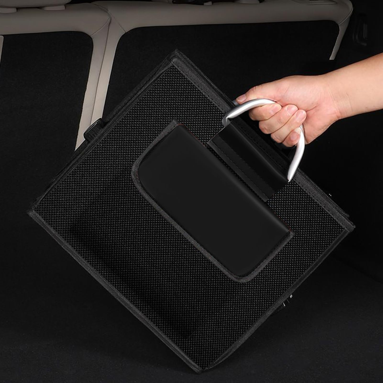 Contenitori E Stivaggio Per Camion Scatola Pieghevole Portatile Ad Alta | Organizzatore Per Carico SUV Per Veicoli, Viaggi, Campeggio, Picnic, Famiglia, Attività E Snack