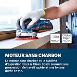 Bosch Professional 18V System Cordless Random Orbit Sander GEX 18V-125 (incl. Sanding disc (125 mm), 1x Sanding Paper, dust Bag, Without Battery/Charger, L-BOXX 136) - 3