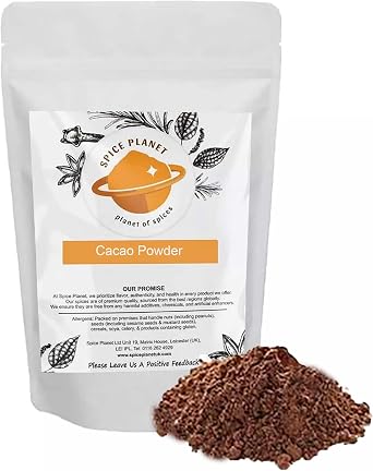 100g | Cacao Powder | Cocao Powder Raw Premium Quality Free UK P&P by Spice Planet  100 Grams