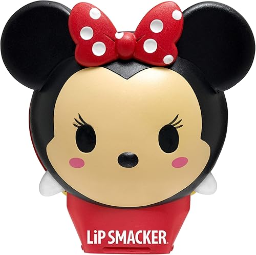 Miniatura 3 de Lip Smacker Disney - Bálsamo labial con sabor a Minnie Mouse Tsum Tsum, paleta de fresa de Minnie, transparente, para niños (paquete de 2)