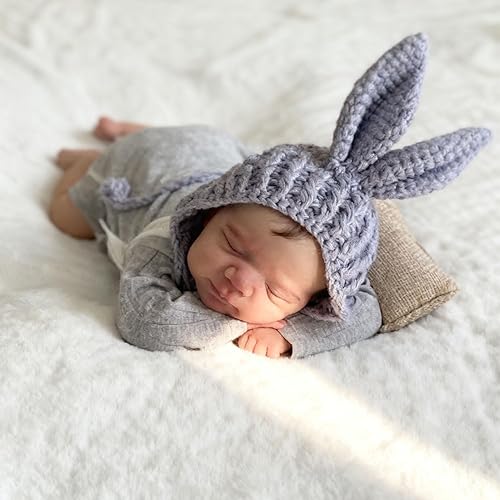 Miniatura 2 de Anano Muñecas realistas de silicona de cuerpo completo de 18 pulgadas, recién nacidos recién nacidos de silicona completa, muñeca realista de bebé